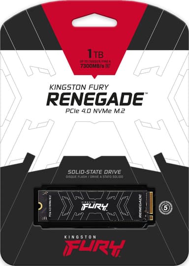 Kingston FURY Renegade PCIe 4.0 NVMe M.2 intern SSD (1TB)
