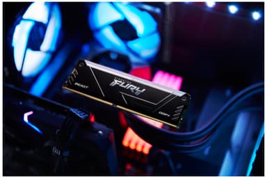 Kingston FURY Beast RGB 16GB DDR4 RAM 3600MT/s CL17 (svart)