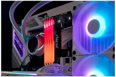 Kingston FURY Beast RGB 16GB DDR4 RAM 3600MT/s CL17 (svart)