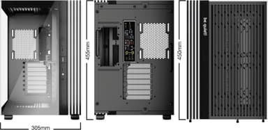 Be quiet! LIGHT BASE 600 DX PC chassi (svart)