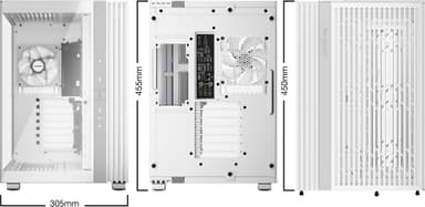Be quiet! LIGHT BASE 600 FX PC chassi (vitt)