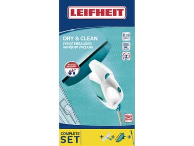 Leifheit Dry&Clean Vinduesvasker m/4 dele grøn