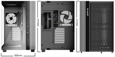 Be quiet! LIGHT BASE 600 FX PC chassi (svart)