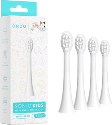 Ordo Sonic Kids tandborstuvuden 4-pk (vita)