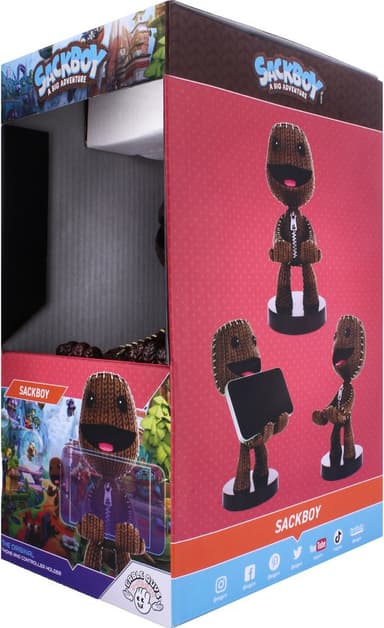 Cable Guys Sackboy smartphone/kontroller hållare figur (Sackboy)