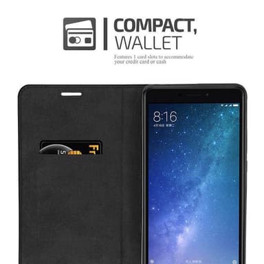 Xiaomi Mi MAX 2 Skal Fodral Case (Svart)