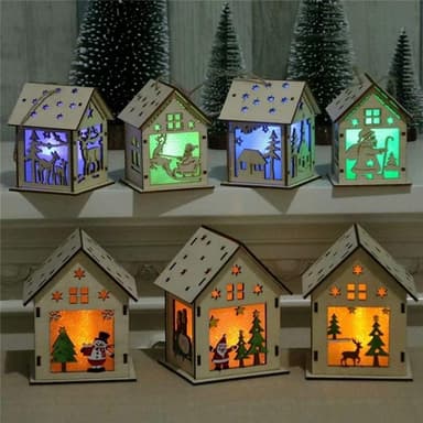 DIY Jullykta med tomte och LED-Ljus i olika färger