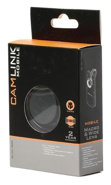 Camlink Mobiltelefonlins Macro / Wide Angle