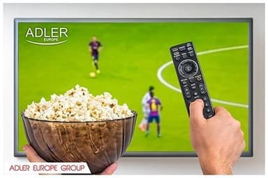 Adler popcornmaskin som ser ut som en fotboll