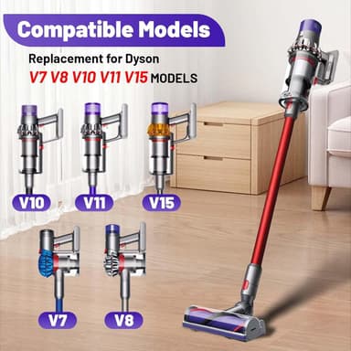 Trasselfritt munstycke med anti-tangle borsthuvud för Dyson V dammsuga