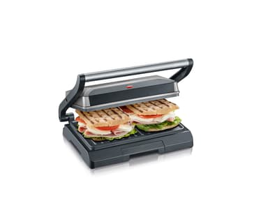 Severin Panini grill 800 watt Grey/Black