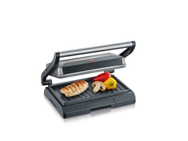 Severin Panini grill 800 watt Grey/Black