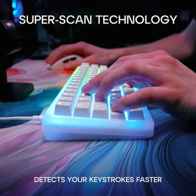 Cherry Xtrfy K5V2 tangentbord för gaming (vitt)
