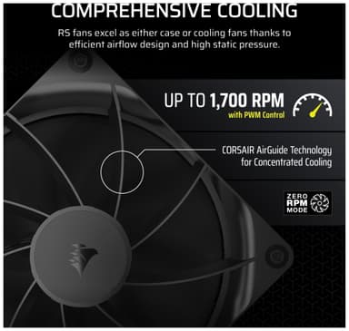 Corsair RS140 140mm PWM-fläkt