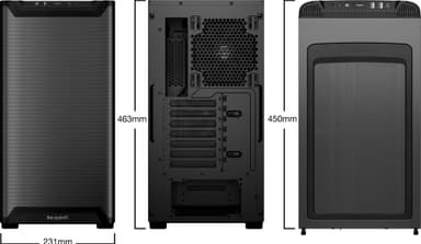 Be quiet! PURE BASE 501 Airflow PC-chassi (svart)