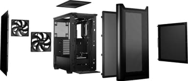 Be quiet! PURE BASE 501 Airflow PC-chassi (svart)