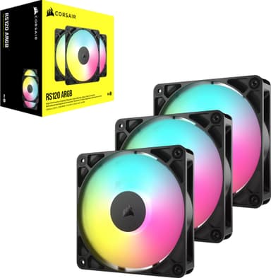 Corsair RS120 ARGB 120mm PWM-fläkt (3-pack)