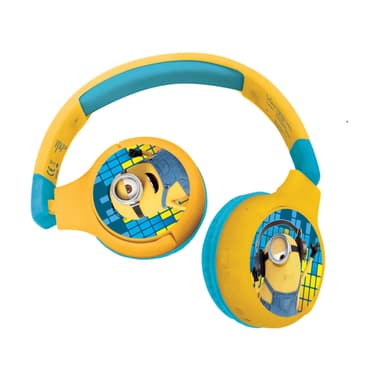 Minions 2 i 1 Bluetooth® och Trådbundna Hörlurar