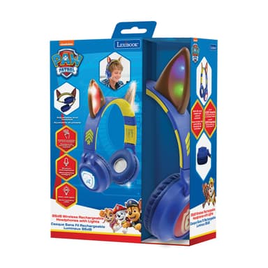 Paw Patrol Bluetooth hörlurar med ljus