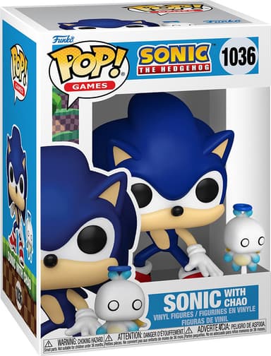 Funko POP P&B actionfigur (Sonic med Chao)