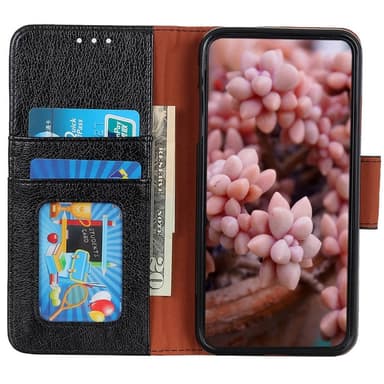 Till Samsung Galaxy A16  Plånboksfodral Textured Split - Svart