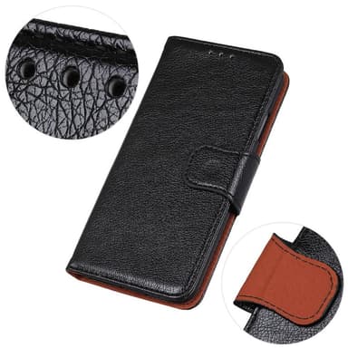 Till Samsung Galaxy A16  Plånboksfodral Textured Split - Svart