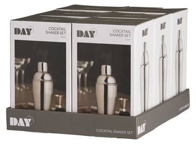 Cocktail barset i rostfritt stål med 500 ml shaker
