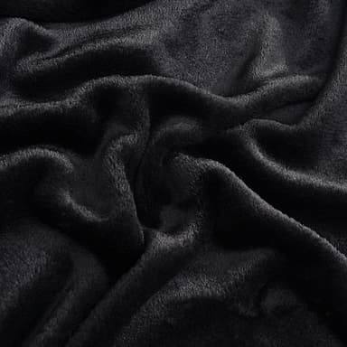 Filt i Microfiber 200x150cm - Svart