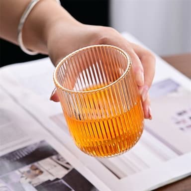 Räfflat dricksglas 250ml