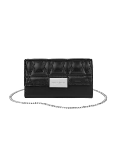 Statement Clutch iPhone 11/XR Quilted Black