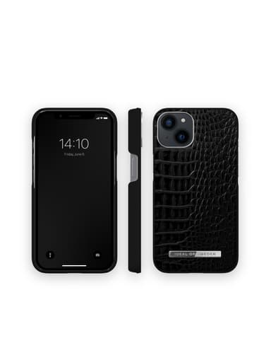 Atelier Case iPhone 13 NeoNoirCrocSilvr