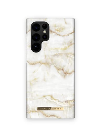 Printed Case Galaxy S22U Golden Pearl Marble