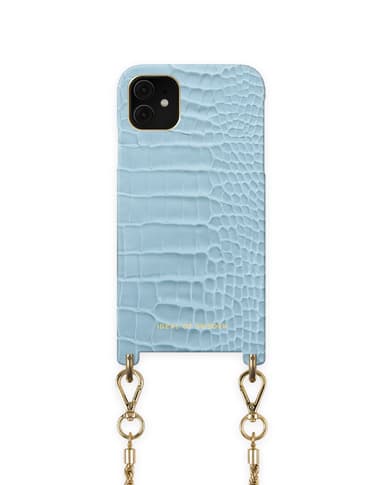 Atelier Necklace iPhone 11/XR Sky Blue Croco