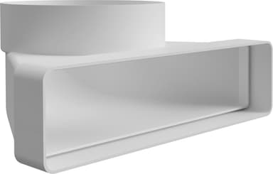 Witt IT003 ventilationskanal med vertikal böjning