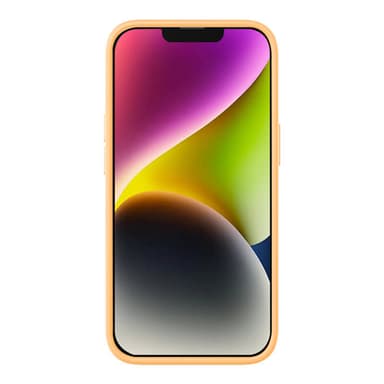 Baseus Liquid Silica Gel-fodral för iPhone 14 Plus (sunglow)+ härdat g