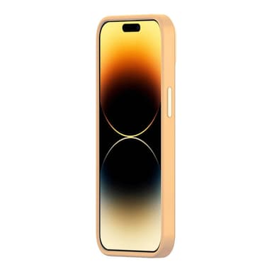 Baseus Liquid Silica Gel Fodral för iPhone 14 Pro (Sunglow)+ härdat gl