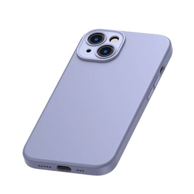 Baseus Liquid Silica Gel-fodral för iPhone 14 Plus (lavendel)+ härdat