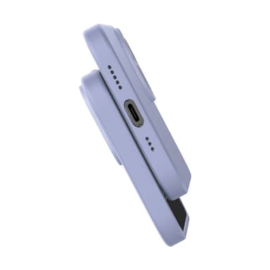 Baseus Liquid Silica Gel-fodral för iPhone 14 Plus (lavendel)+ härdat