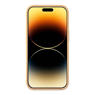 Baseus Liquid Silica Gel Fodral för iPhone 14 Pro (Sunglow)+ härdat gl