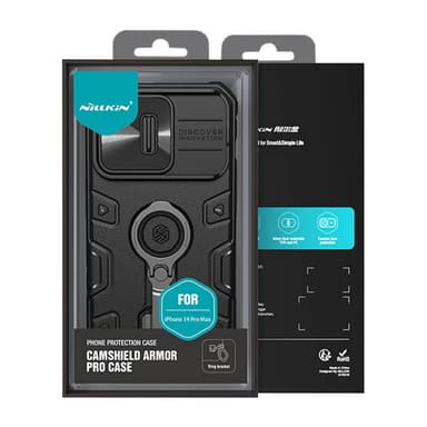Fodral Nillkin CamShield Armor Pro för iPhone 14 Pro Max (svart)