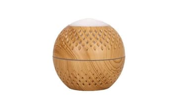 Luftfuktare/Aroma Diffuser i ljus trädesign med LED