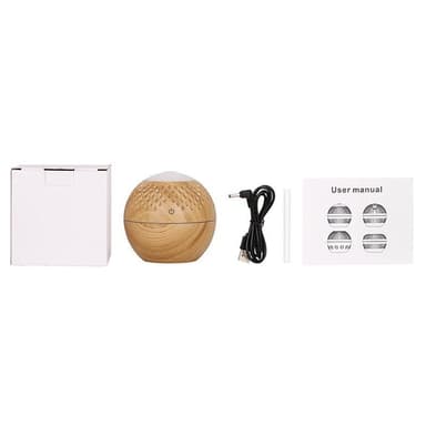 Luftfuktare/Aroma Diffuser i ljus trädesign med LED