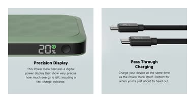 Xtorm 20W Fuel Series 10000mAh powerbank (grön)