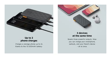Xtorm 20W Fuel Series 10000mAh powerbank (svart)
