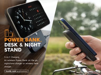 Xtorm FS5W101 Magnetic trådlös powerbank (midnattssvart)
