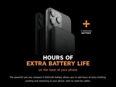 Xtorm FS5W051 Magnetic trådlös powerbank (midnattssvart)