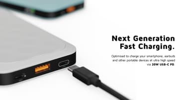 Xtorm 20W Fuel Series 10000mAh powerbank (vit)