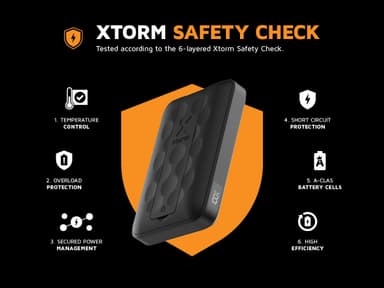 Xtorm FS5W101 Magnetic trådlös powerbank (midnattssvart)