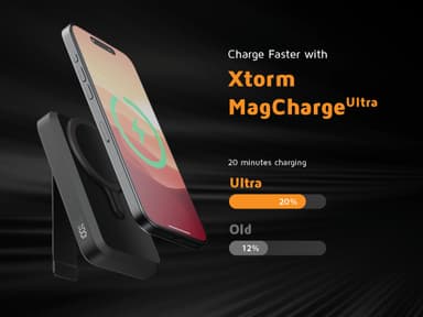 Xtorm FS5W101 Magnetic trådlös powerbank (midnattssvart)