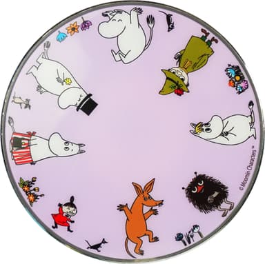 Moomin 15W trådlös laddare (lila)